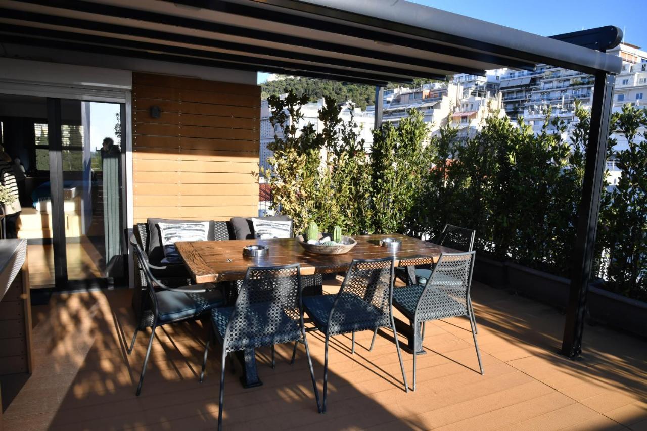 Апартаменты Luxurious Loft With Breathtaking Acropolis View Афины Экстерьер фото